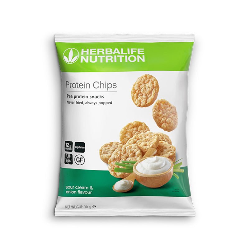 Sour Cream & Onion Flavour Protein Chips - 10 Per Box